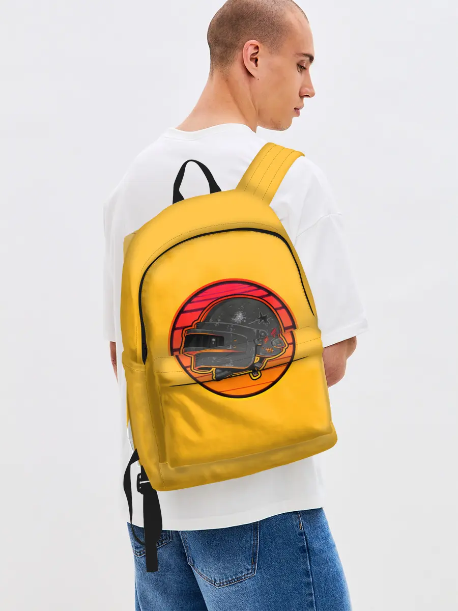 Рюкзак джинсовый / Шлем Пабг