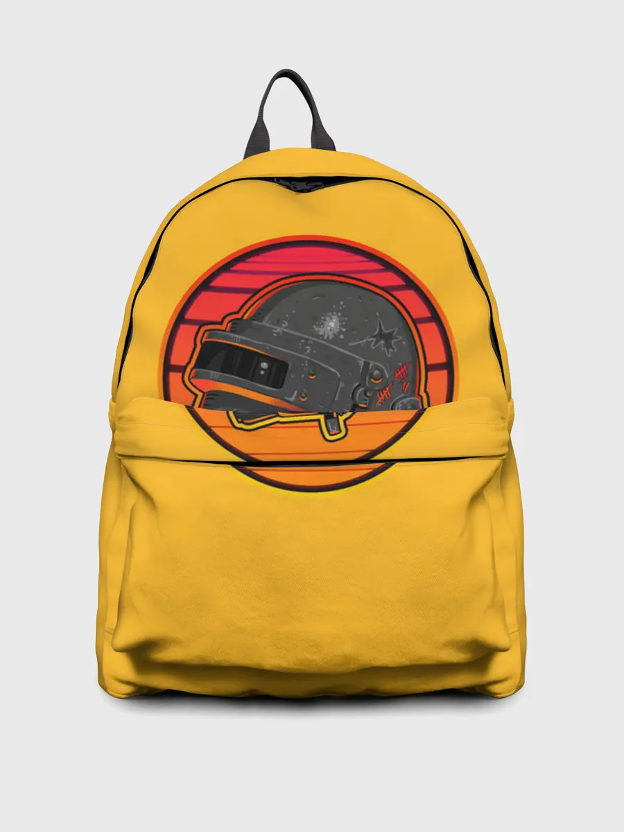 Рюкзак джинсовый / Шлем Пабг