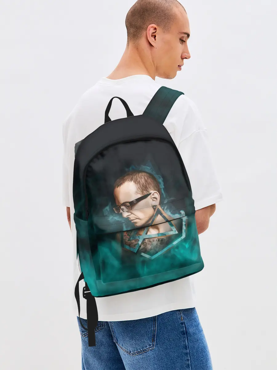 Рюкзак джинсовый / CHESTER | LINKIN PARK | ЛИНКИН ПАРК