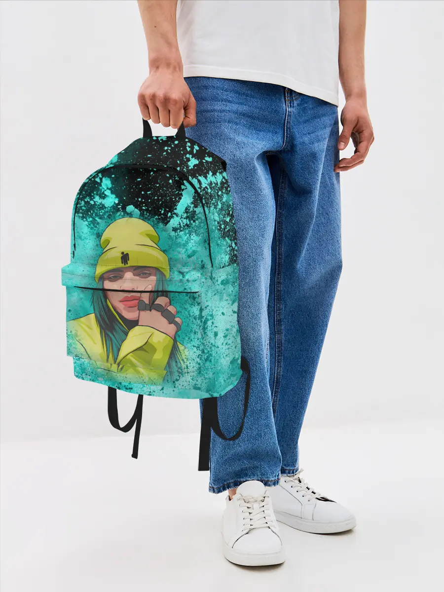 Рюкзак джинсовый / BILLIE EILISH | БИЛЛИ АЙЛИШ