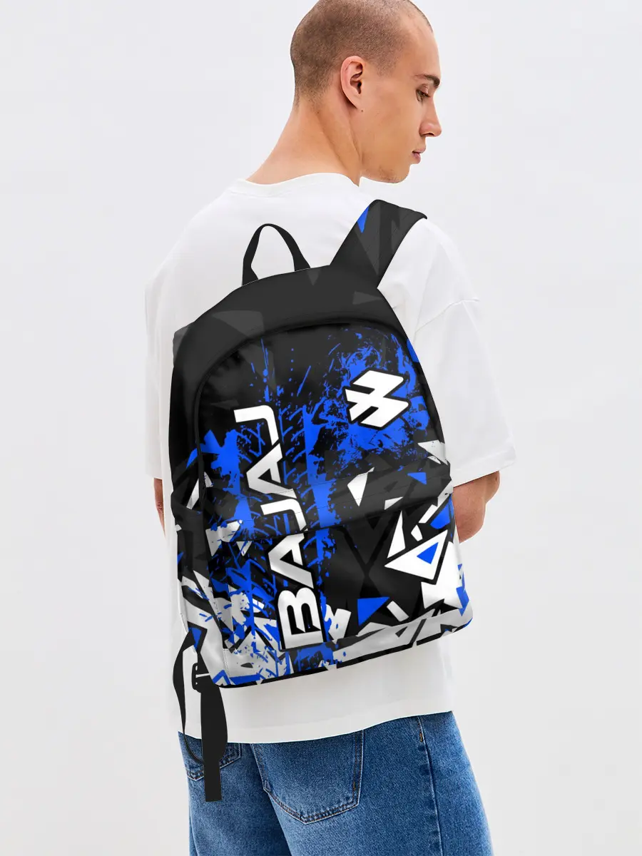 Рюкзак джинсовый / BAJAJ / БАДЖАДЖ / MOTOSPORT