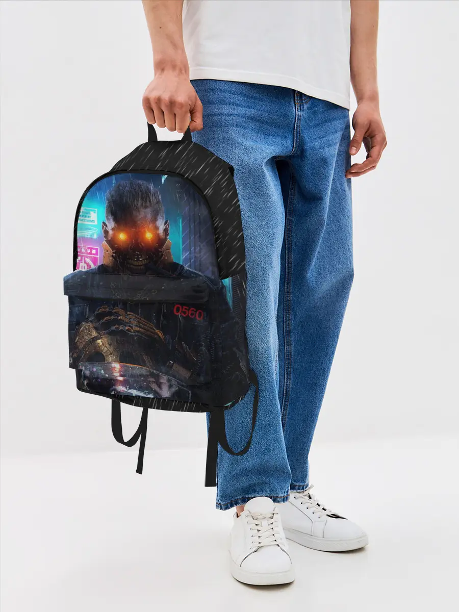 Рюкзак джинсовый / Cyberpunk 2077 | Maelstrom