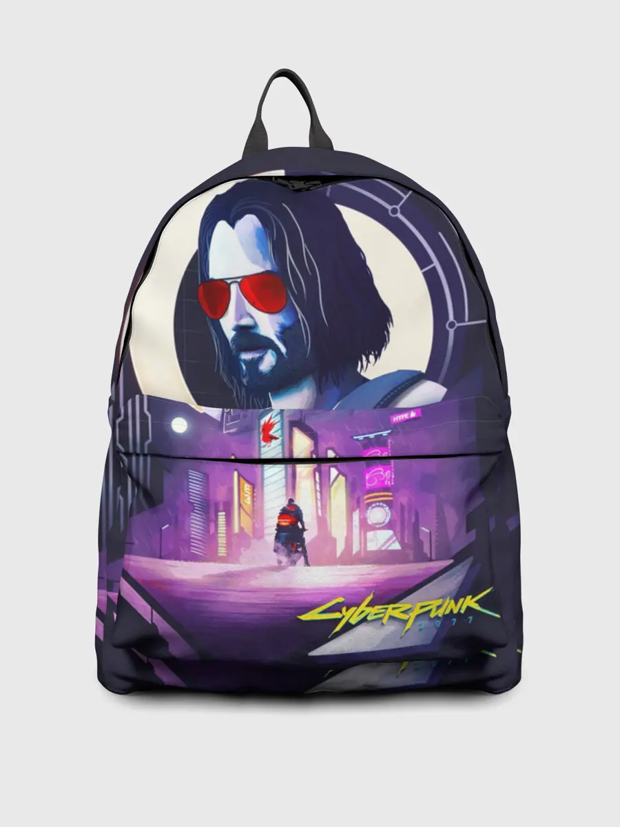 Рюкзак джинсовый / Cyberpunk 2077 | Johnny