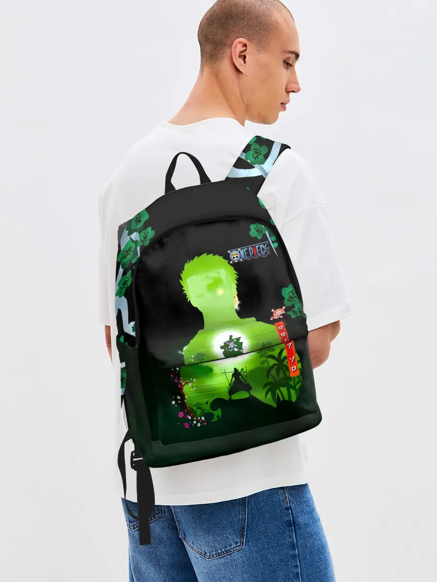 Рюкзак джинсовый / Зоро One Piece. Большой куш