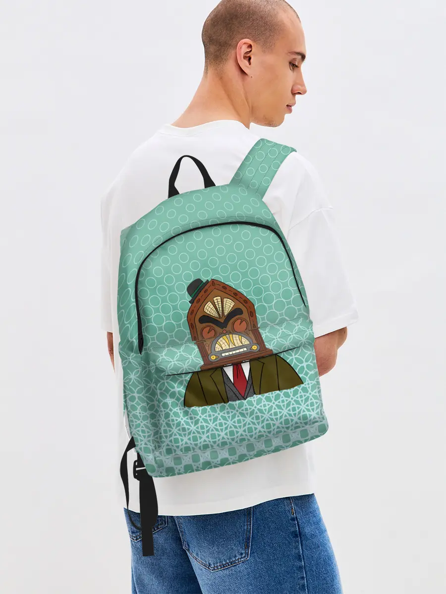 Рюкзак джинсовый / Radiohead | Радиохед | Logo