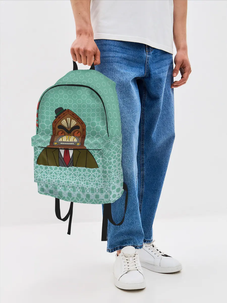 Рюкзак джинсовый / Radiohead | Радиохед | Logo