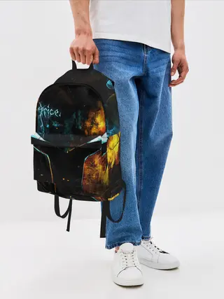 Рюкзак джинсовый / Поднятие уровня в одиночку