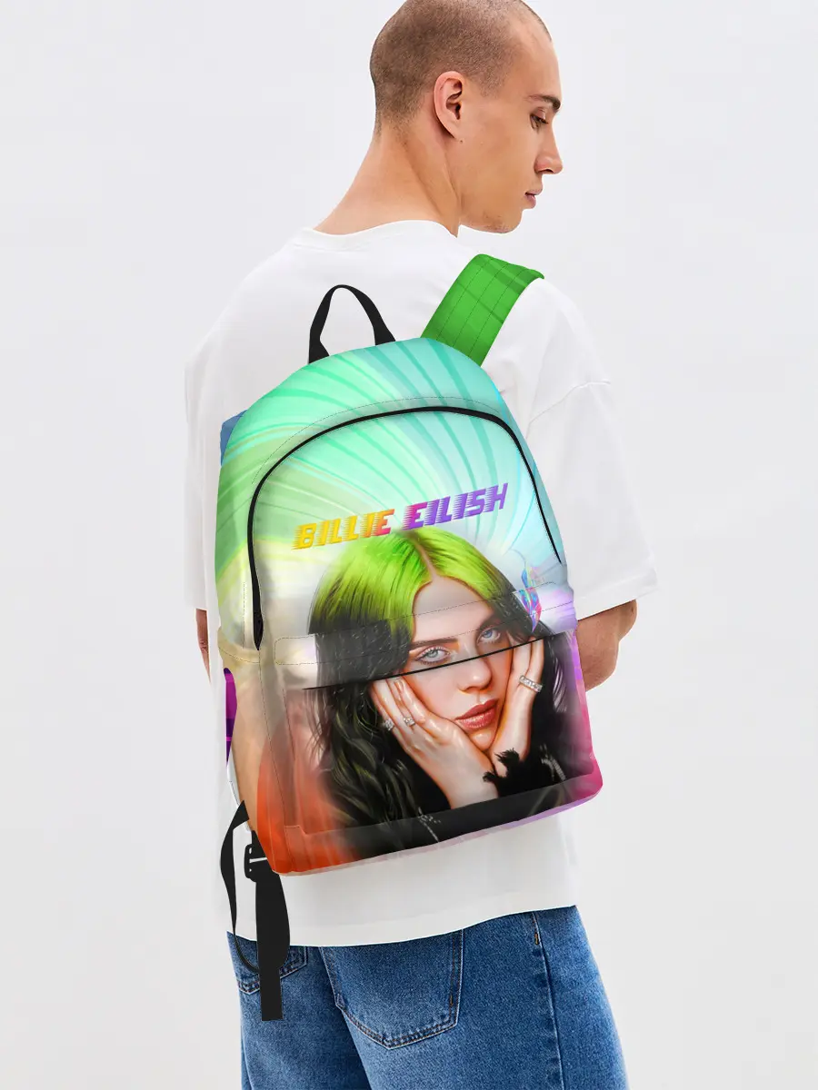 Рюкзак джинсовый / BILLIE EILISH / БИЛЛИ АЙЛИШ