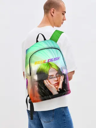 Рюкзак джинсовый / BILLIE EILISH / БИЛЛИ АЙЛИШ