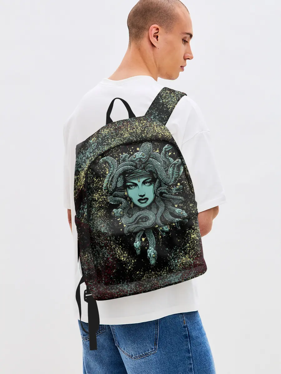 Рюкзак джинсовый / Медуза