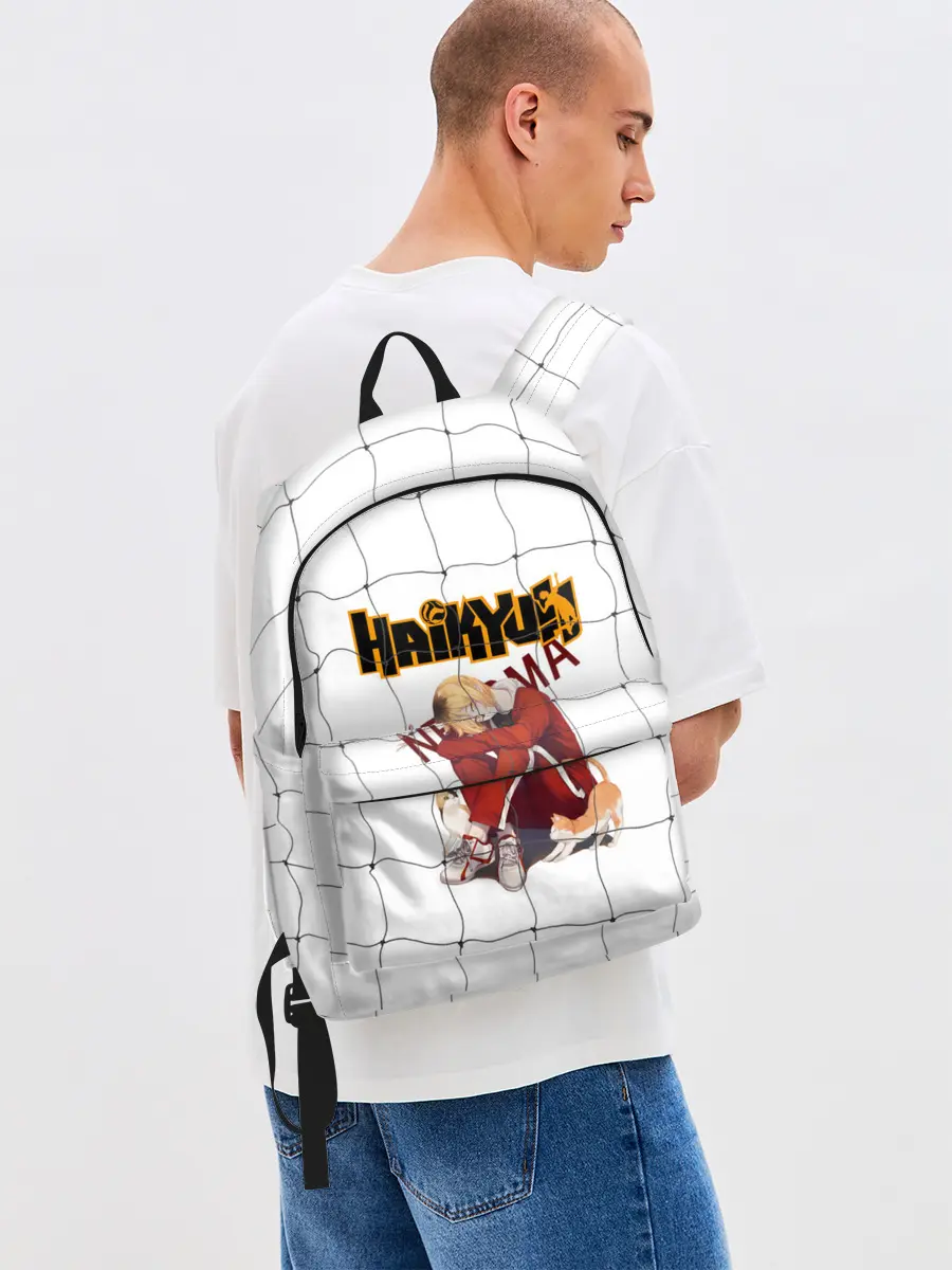 Рюкзак джинсовый / Кенма Козуме