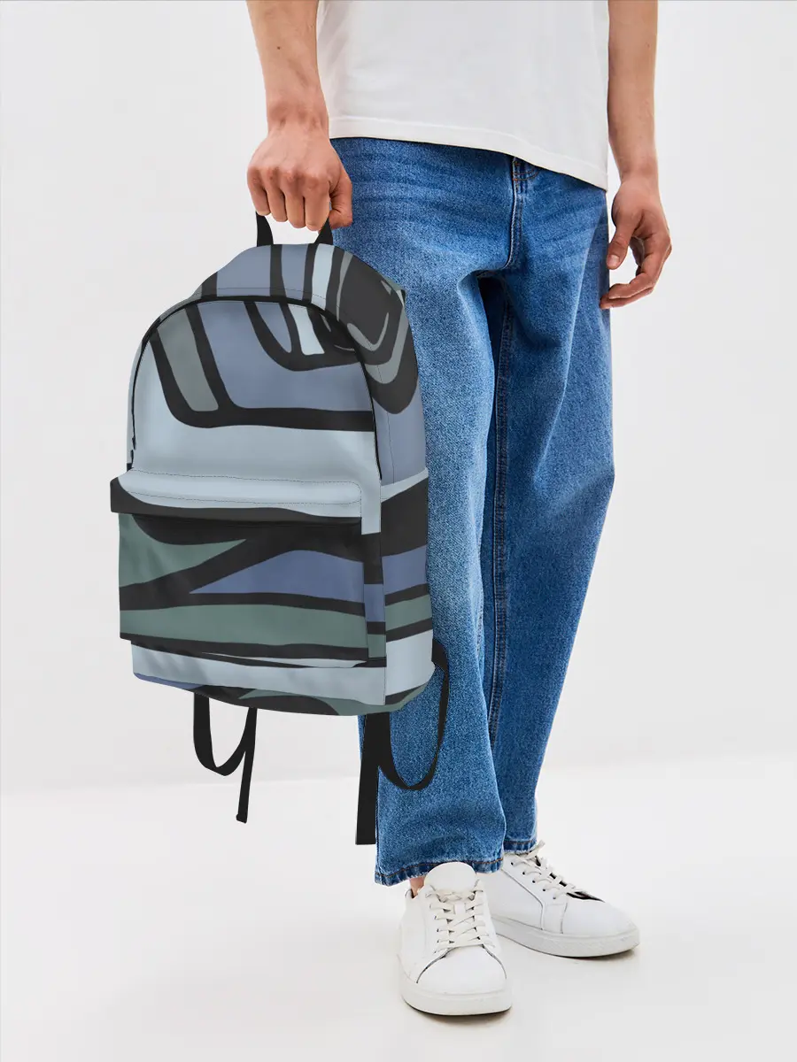 Рюкзак джинсовый / Графит