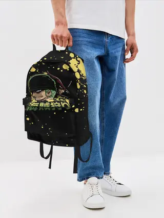 Рюкзак джинсовый / Зоро One Piece. Большой куш
