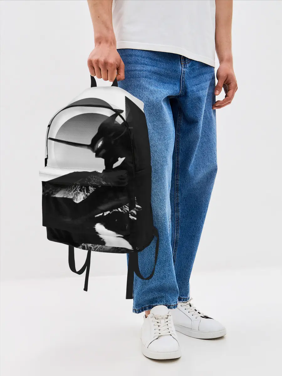 Рюкзак джинсовый / ЗАКАТ ЕВАНГЕЛИОН