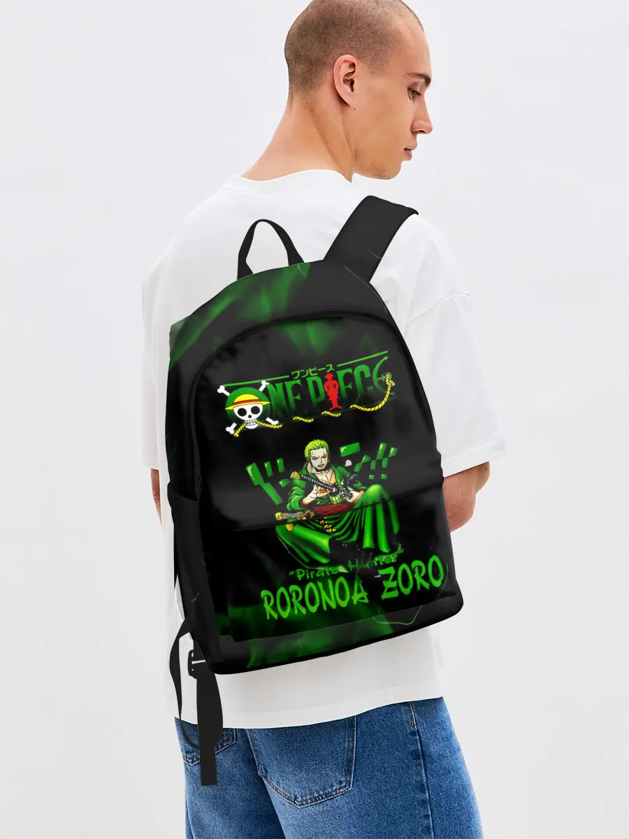 Рюкзак джинсовый / Ророноа Зоро Ван-Пис