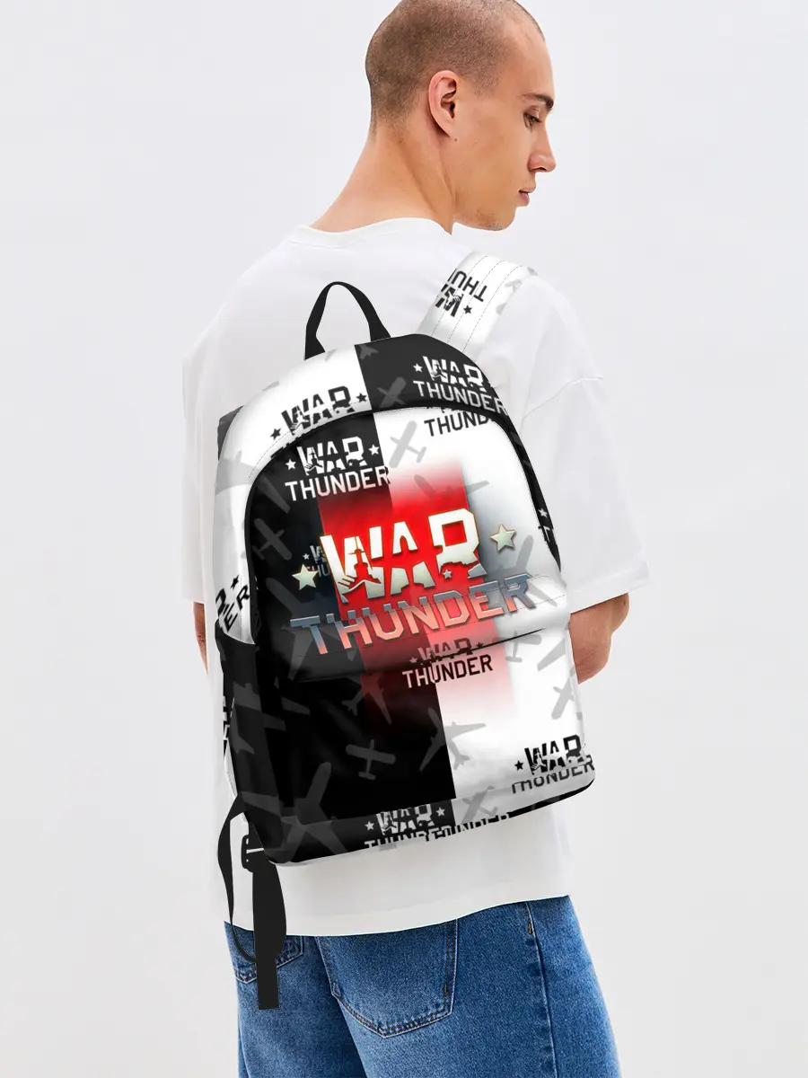 Рюкзак джинсовый / WAR THUNDER / ВАР ТАНДЕР