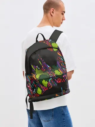 Рюкзак джинсовый / Ночные огни