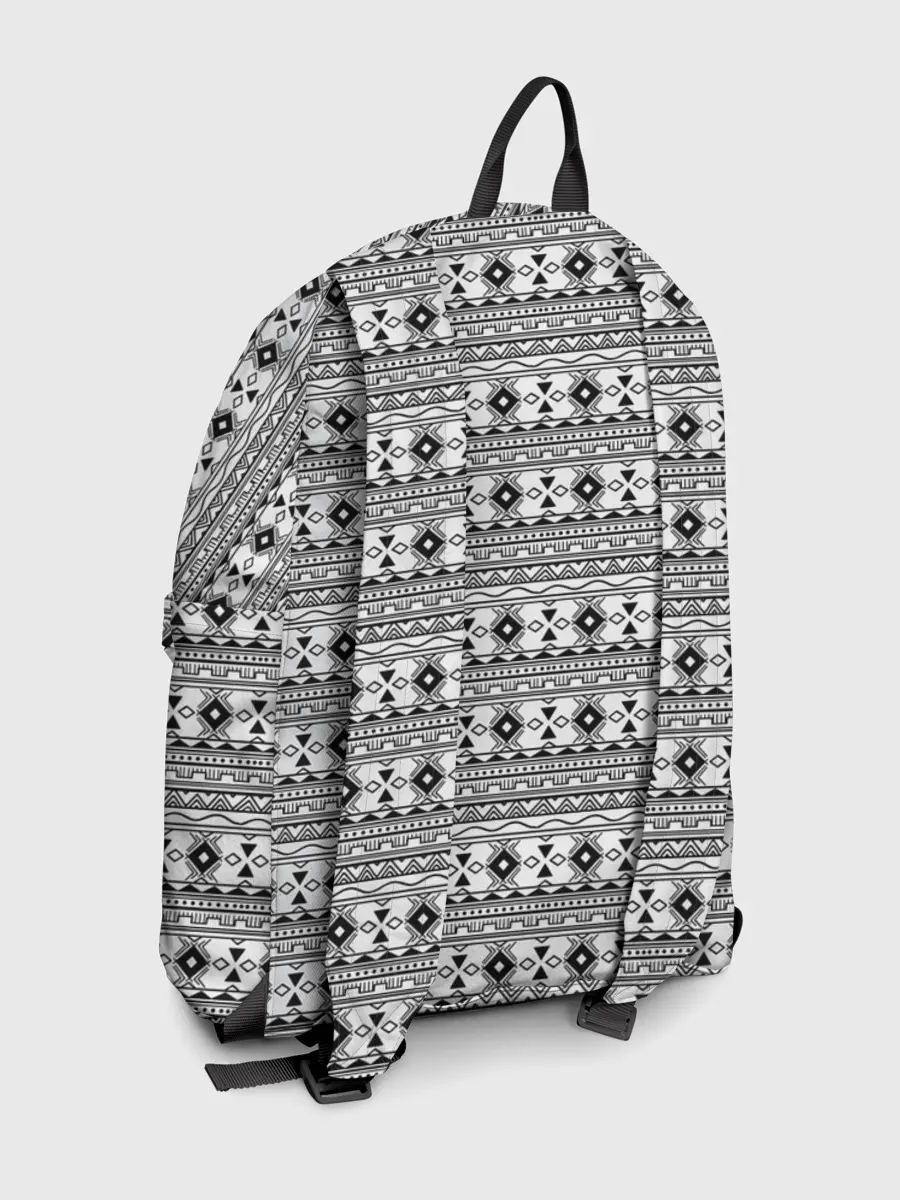 Рюкзак джинсовый / Геометрический узор