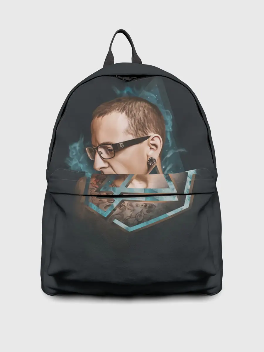 Рюкзак джинсовый / Солист Линкин Парк