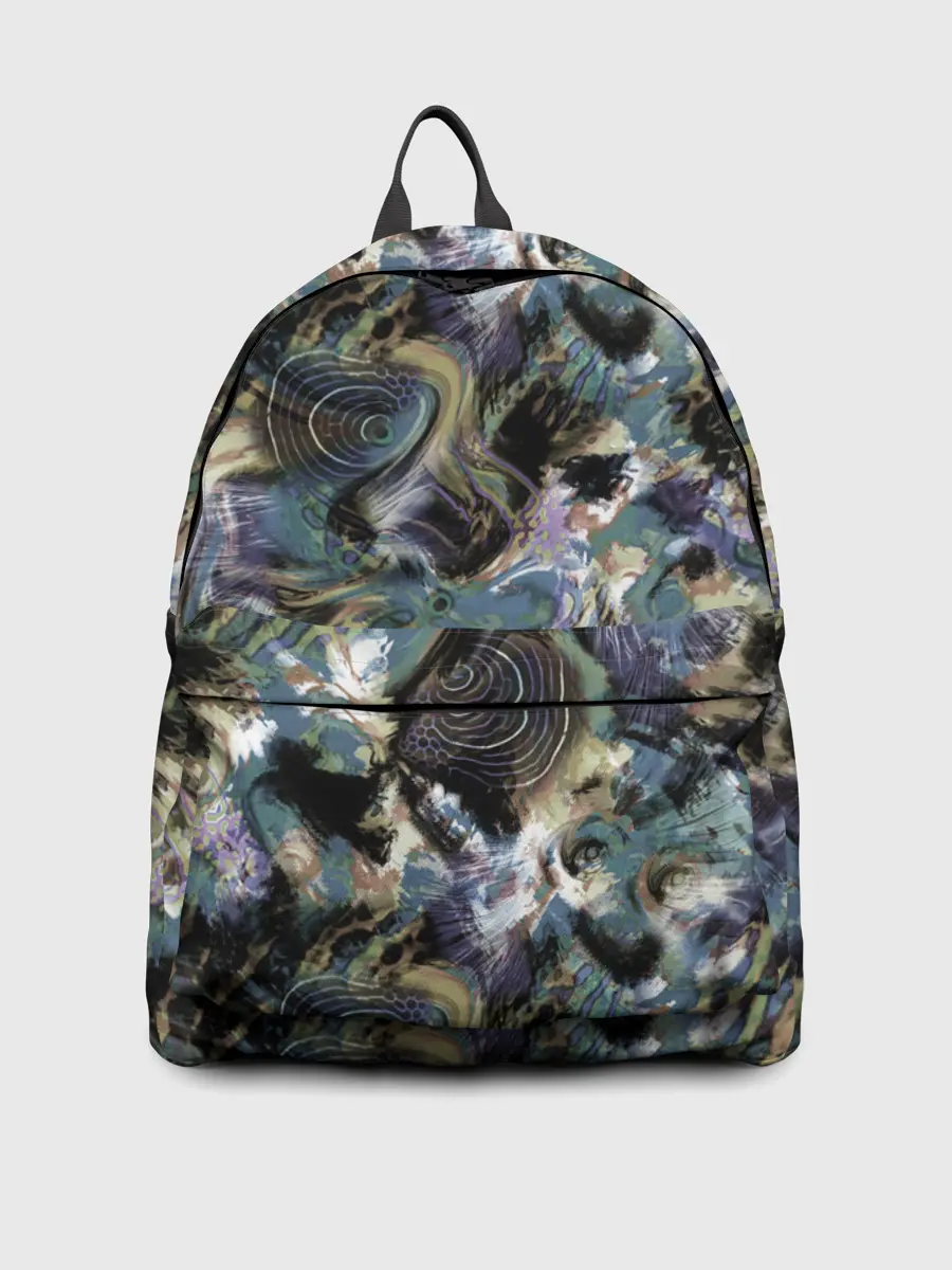 Рюкзак джинсовый / Узор для рыбака