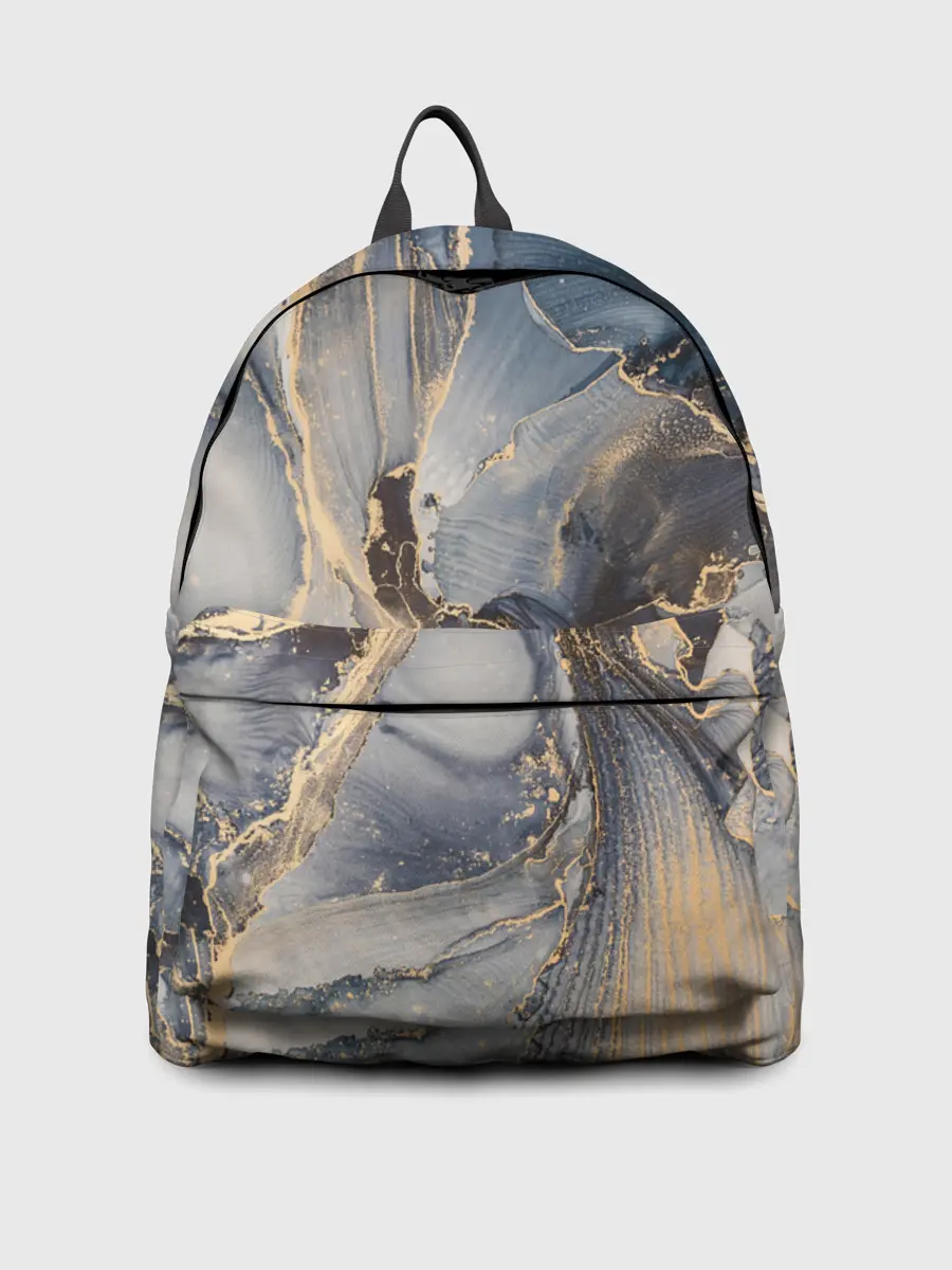 Рюкзак джинсовый / Fluid art ink mix