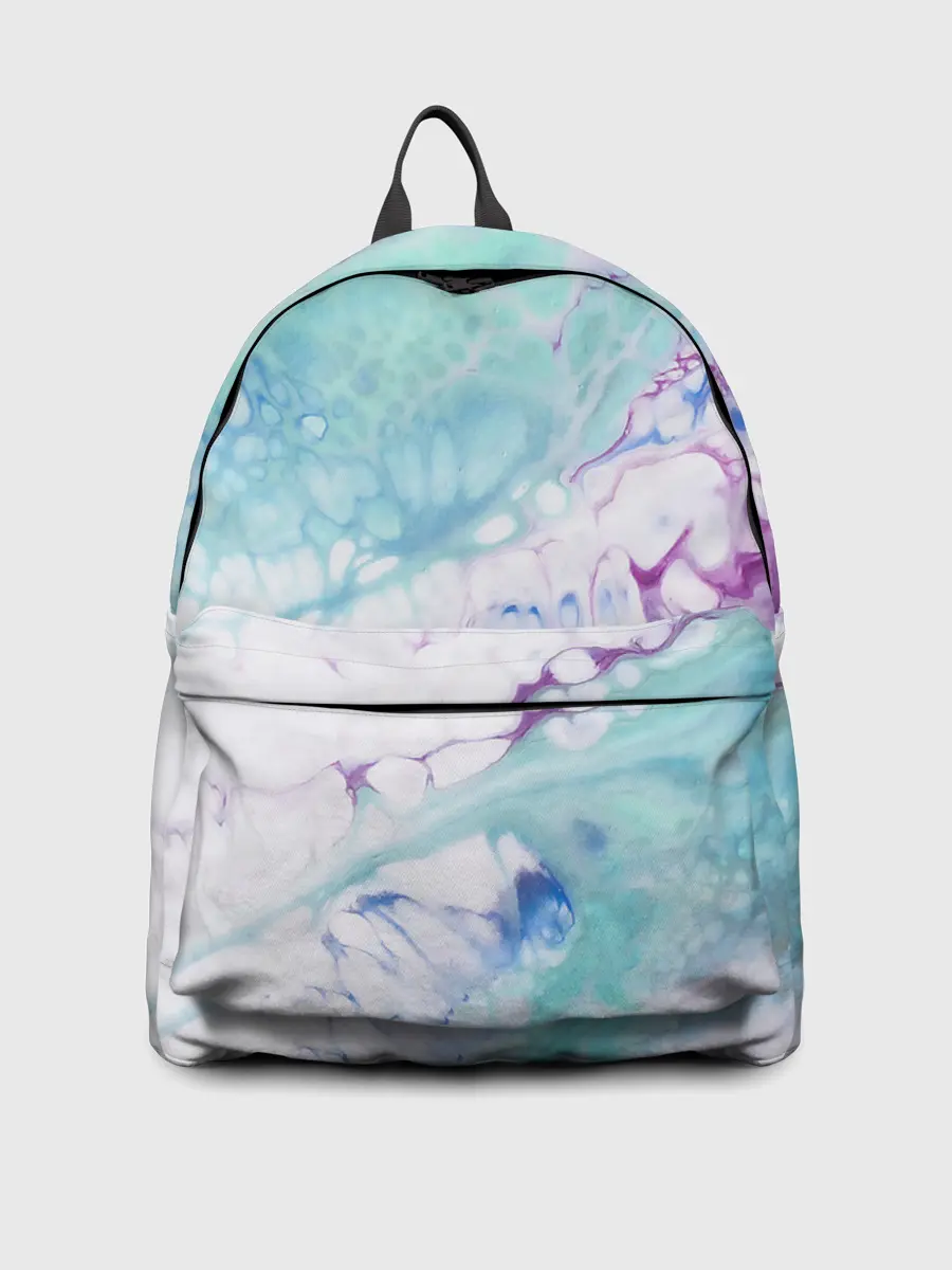 Рюкзак джинсовый / Цветная морская пена