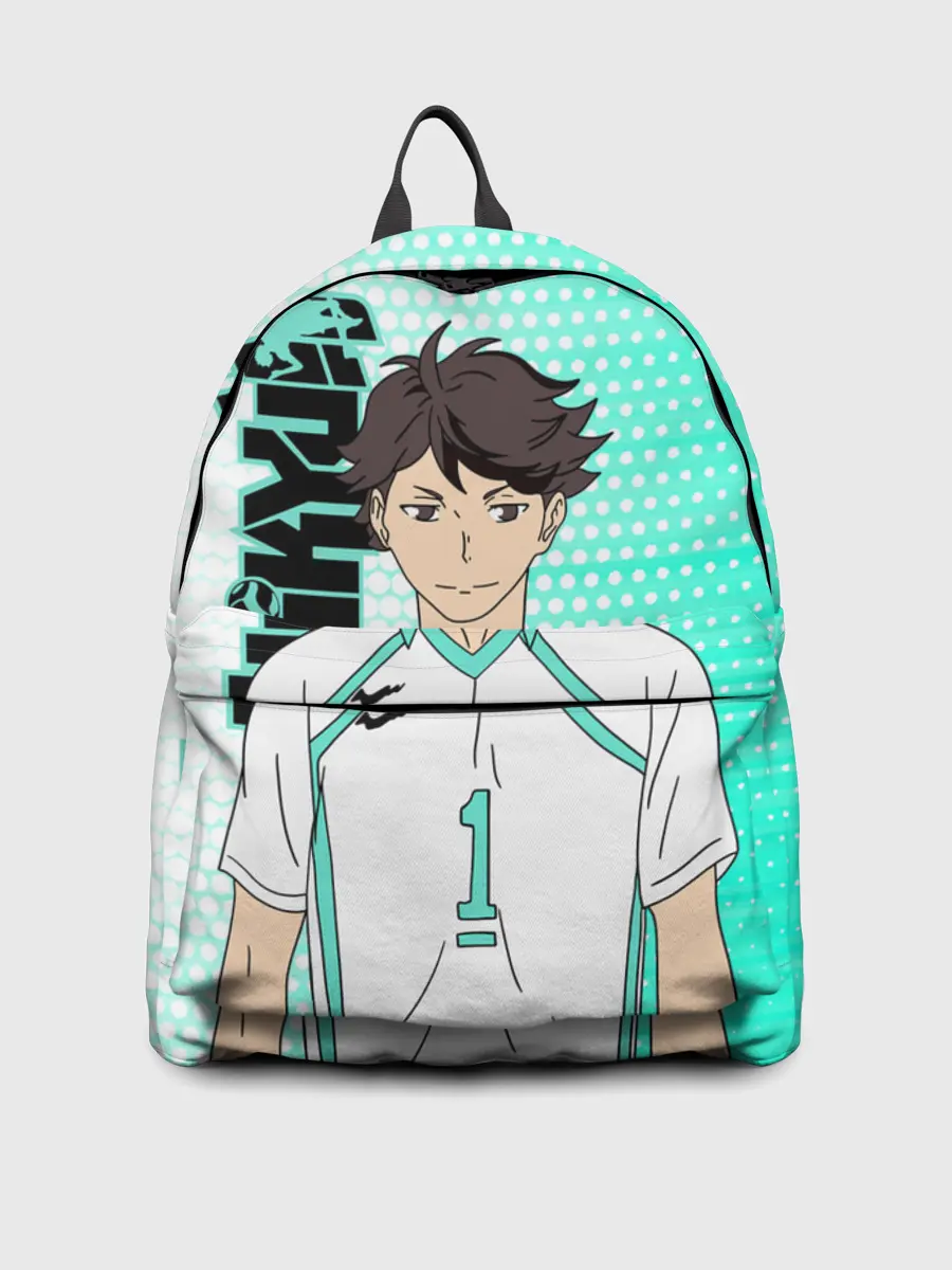 Рюкзак джинсовый / Тоору Ойкава / Oikawa Toru