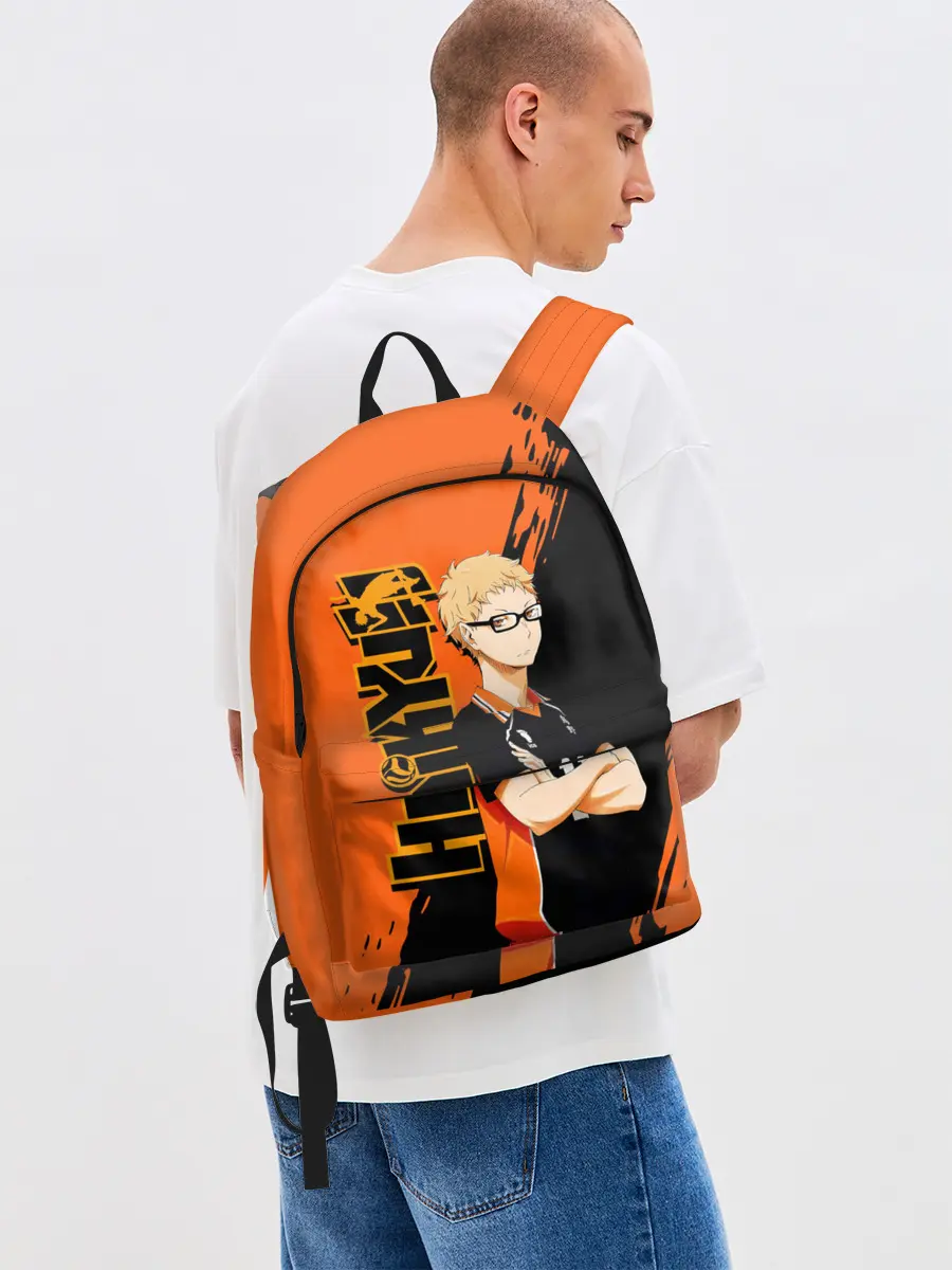 Рюкзак джинсовый / Кей Цукишима / Tsukishima Kei