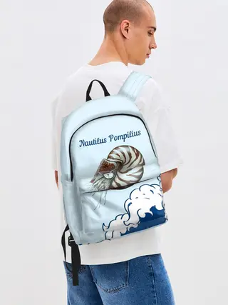 Рюкзак джинсовый / Nautilus Pompilius океан