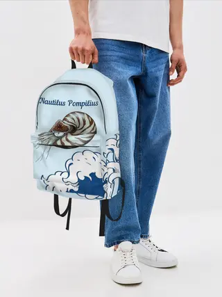 Рюкзак джинсовый / Nautilus Pompilius океан