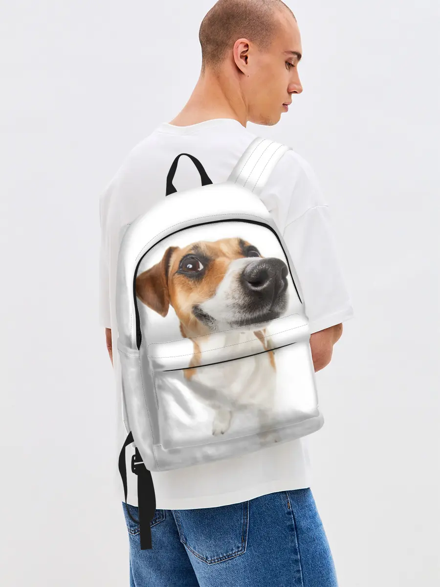 Рюкзак джинсовый / Собака