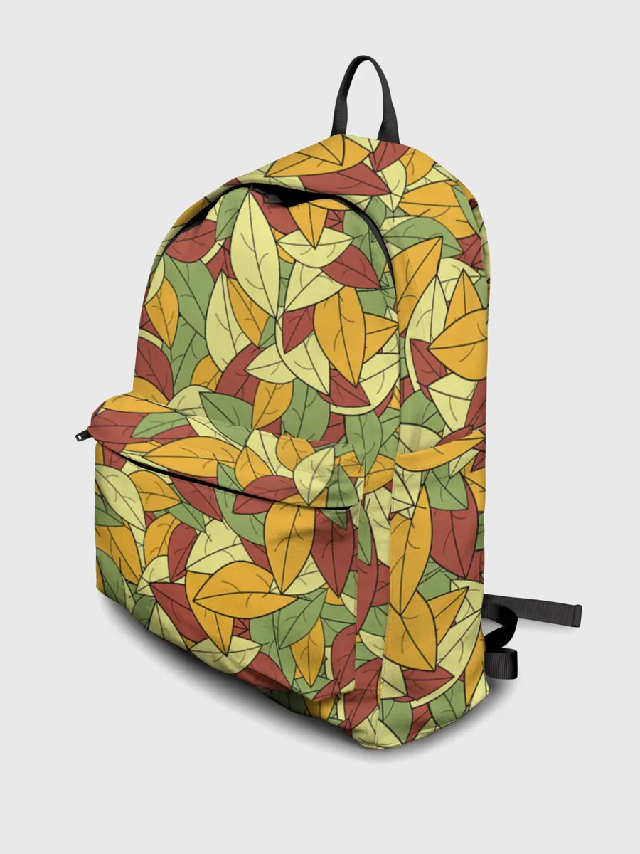 Рюкзак джинсовый / Яркие осенние листья