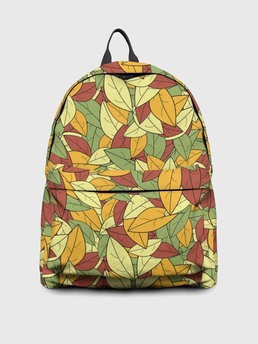 Рюкзак джинсовый / Яркие осенние листья