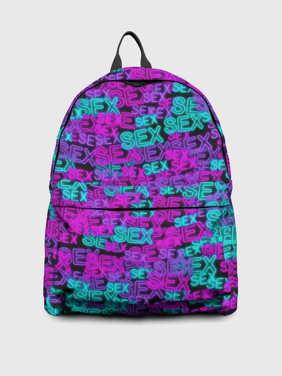 Рюкзак джинсовый / Neon SEX
