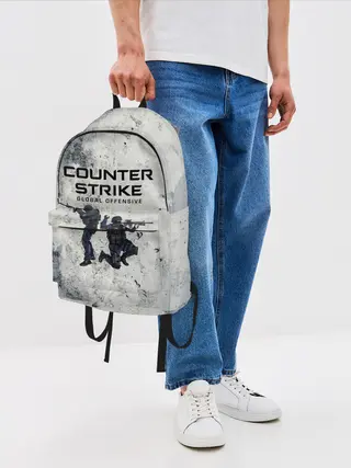 Рюкзак джинсовый / COUNTER TERRORIST | CS GO