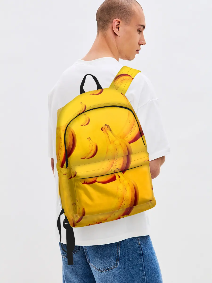Рюкзак джинсовый / бананы