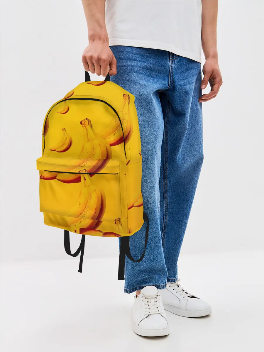 Рюкзак джинсовый / бананы