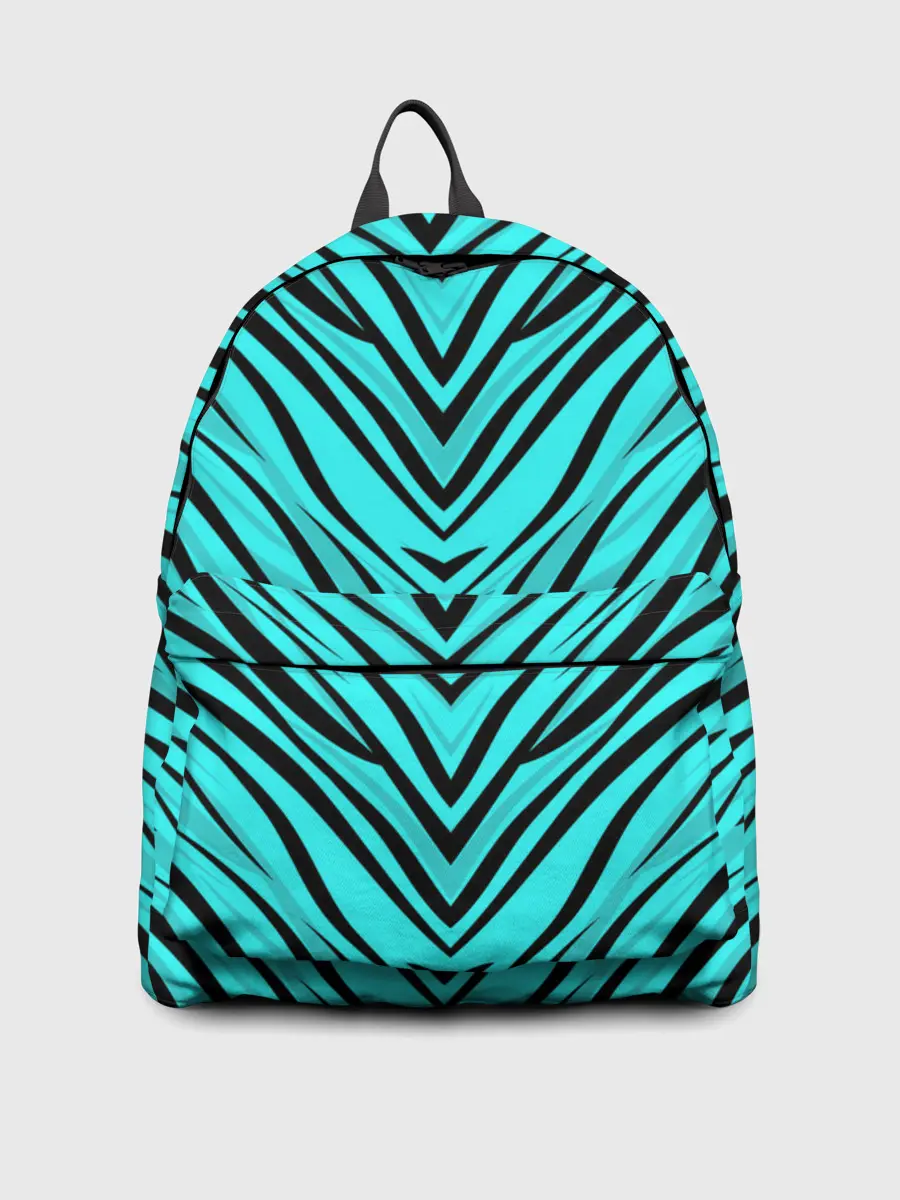 Рюкзак джинсовый / Абстратный полосатый узор