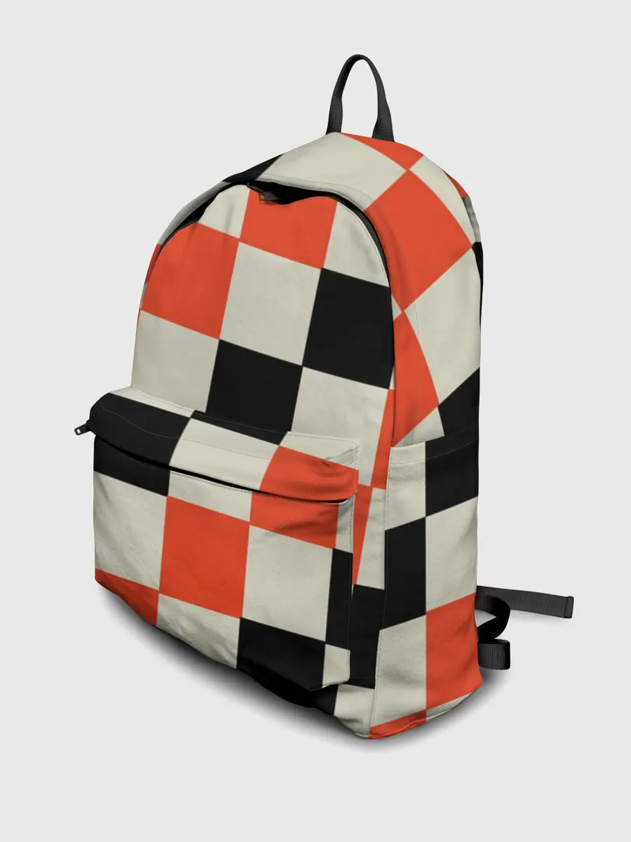 Рюкзак джинсовый / Образец шахматной доски