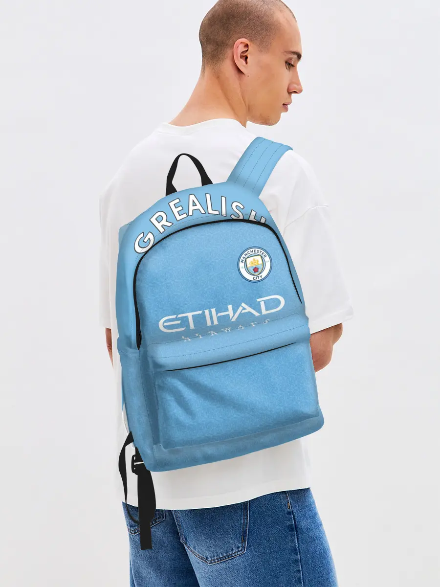 Рюкзак джинсовый / Джек Грилиш Манчестер Сити