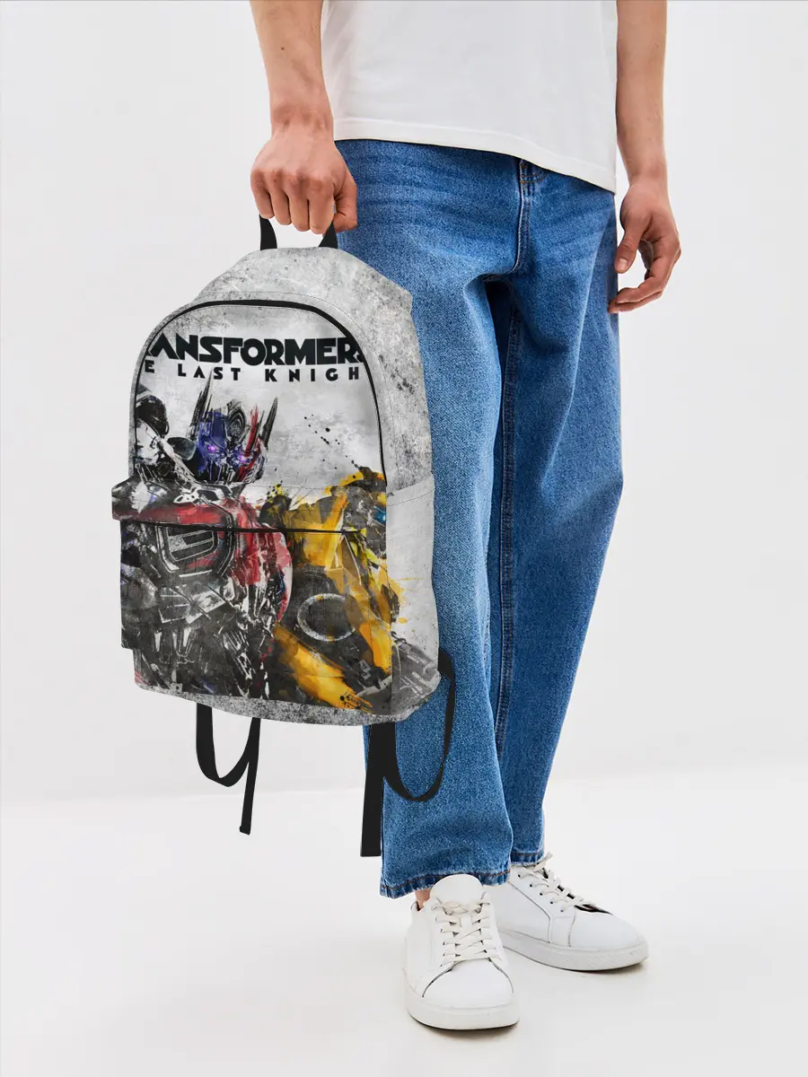 Рюкзак джинсовый / Оптимус и Бамблби