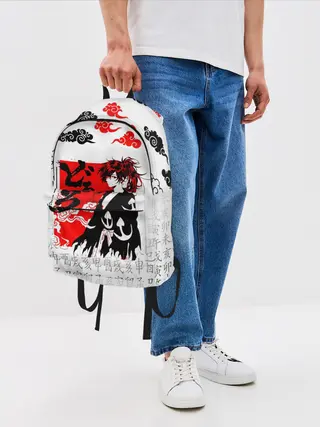 Рюкзак джинсовый / ДОРОРО / DORORO / ХЯККИМАРУ