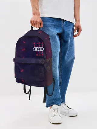 Рюкзак джинсовый / Audi - Gearbox - Hexagon
