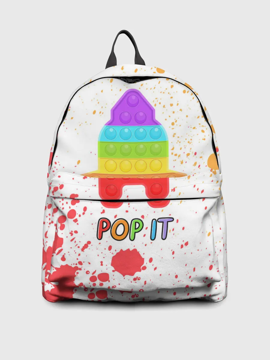 Рюкзак джинсовый / Pop It - Rocket - Paint