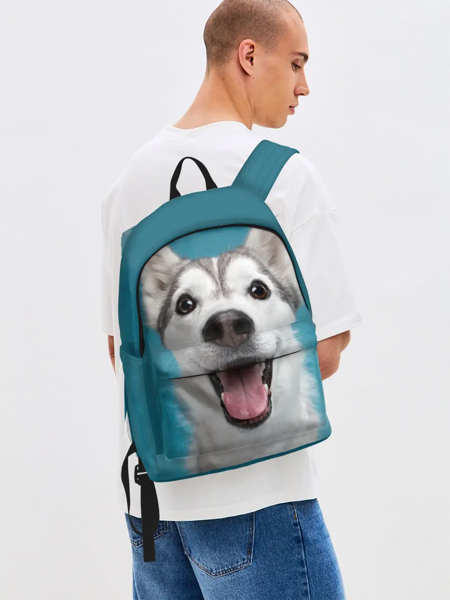 Рюкзак джинсовый / Хаски