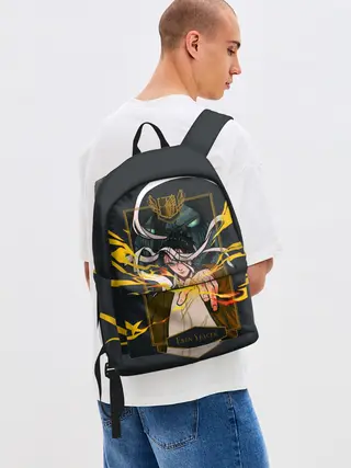 Рюкзак джинсовый / ЭРЕН ЙЕГЕР | ПРЕВРАЩЕНИЕ