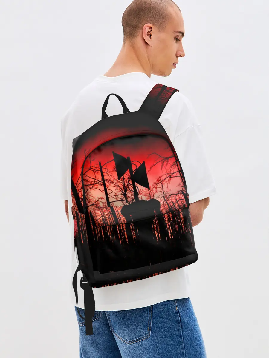 Рюкзак джинсовый / Сиреноголовый Кровавый Лес