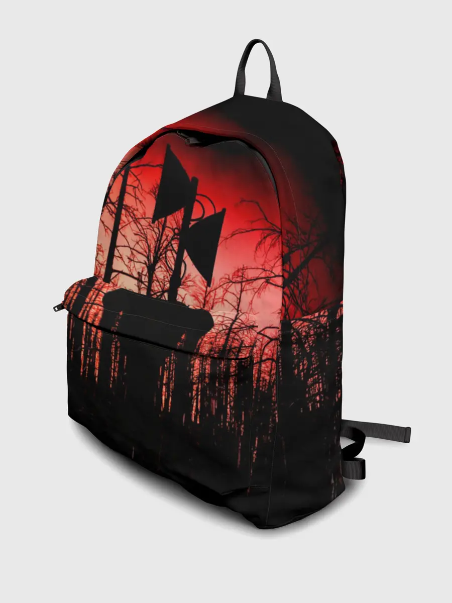 Рюкзак джинсовый / Сиреноголовый Кровавый Лес