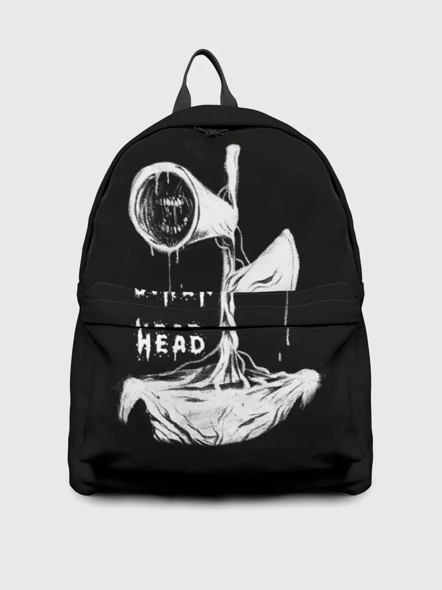 Рюкзак джинсовый / Сиреноголовый ЧБ Siren Head