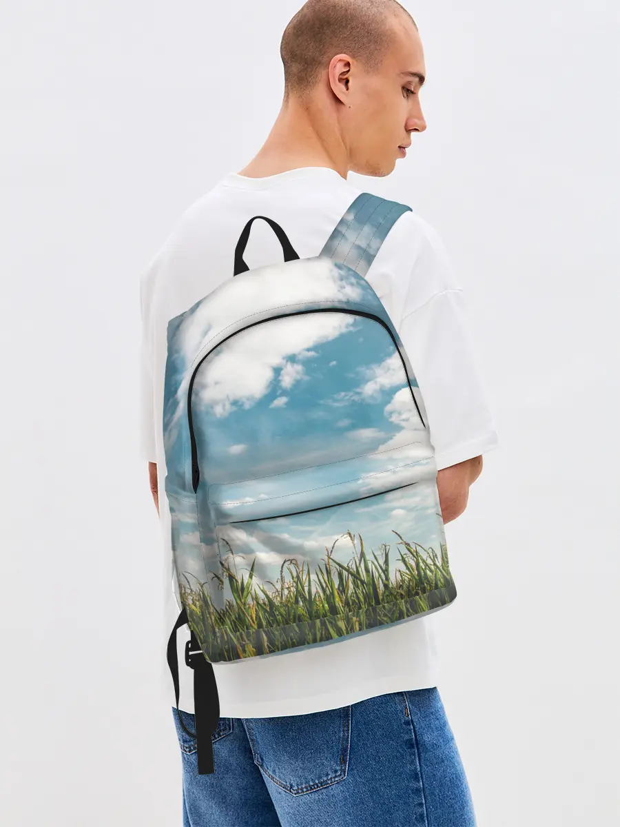 Рюкзак джинсовый / Небушко и полюшко